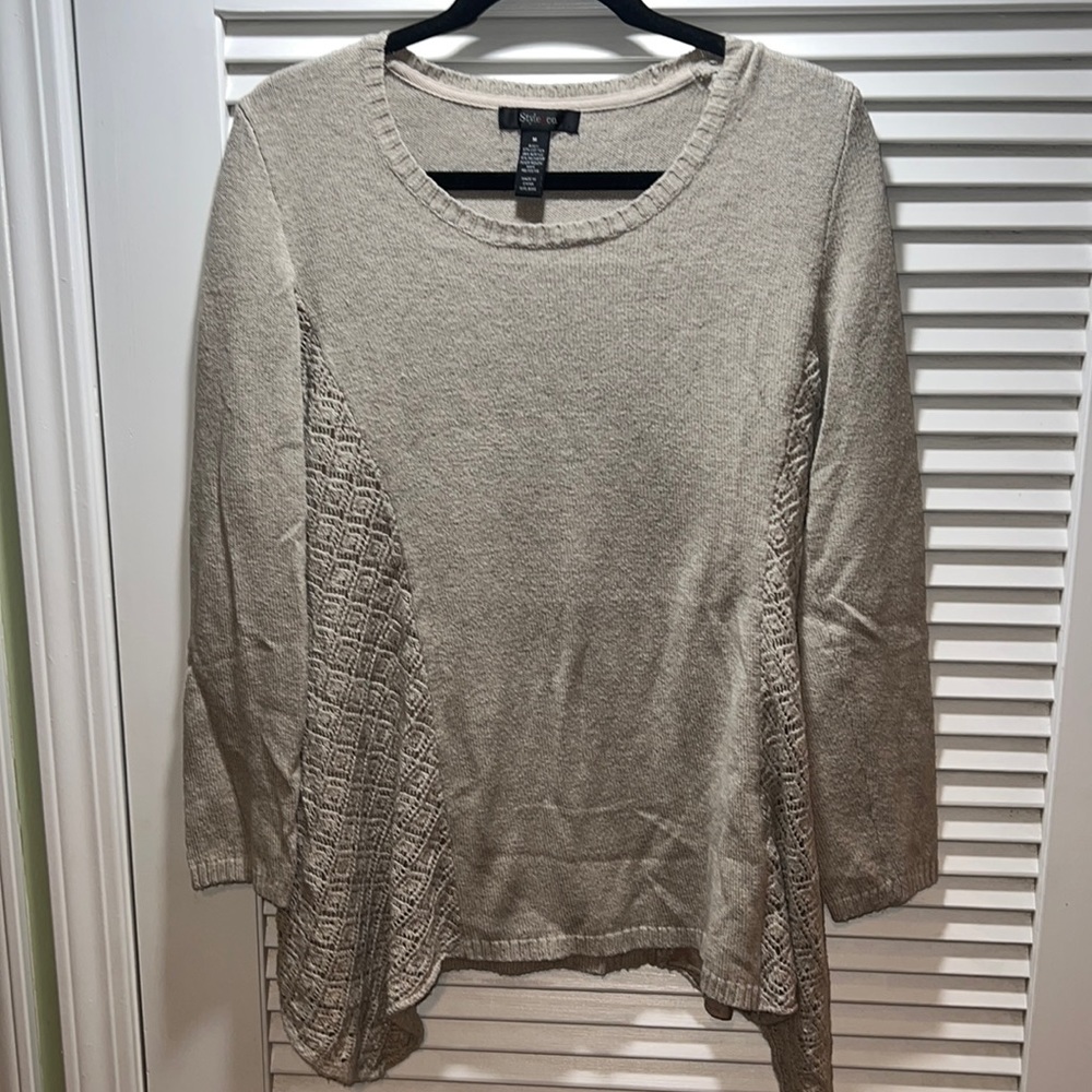 Style&co flared sweater